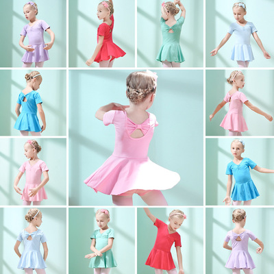 Girl Gymnastics Ballet Dress Child Skirt Dance wear Costume
