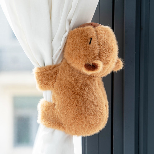 可爱卡皮巴拉水豚窗帘扣绑带