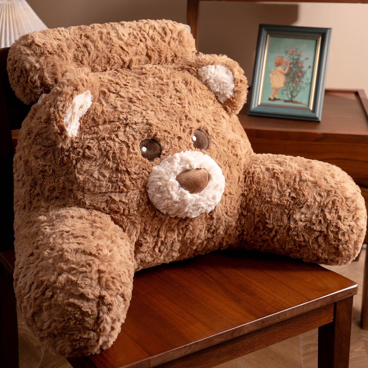 可爱小熊抱枕毛绒玩具椅子靠枕