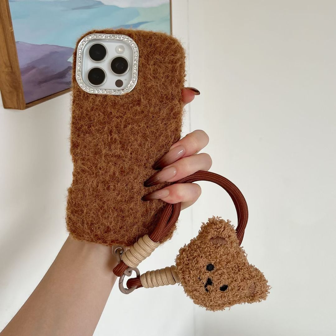 秋冬氛围感美拉德色系A97/a57纯色A58x/V50手机壳V70S毛绒v60S真我NEO7se/gt6/5手机壳Realme14pro+/13/12/11