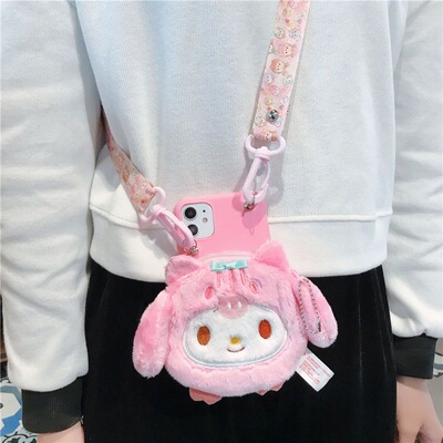 立体零钱包美乐蒂nex3s玉桂狗x note斜挎t2x手机壳VIVO iqoo11/10pro/9/8/IQOONEO7se可爱Z6女生u5x软z3/z1x