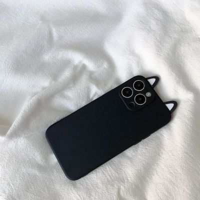 萌可爱猫咪耳朵黑色耐脏适用华为nova12pro/11/10/9se手机壳magic6pro/5/4/3华为荣耀play8T女款7t6C保护套5t