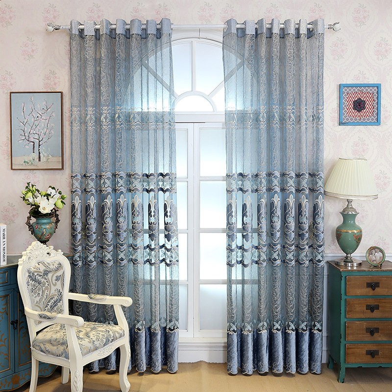 villa high-grade Light extravagance Restaurant balcony a living room Embroidery Exit Shalian Curtains bedroom Windows The bird's nestin the Home Fabric , Curtains and curtain accessories , Custom curtains  category - from Buy2taobao.com to provide professional Taobao agent buy service