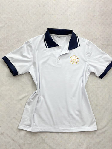 定制短袖定制白色前后标夏季校服