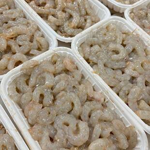 手剥虾仁大连复州湾盐田虾仁无冰衣羊毛虾仁白银虾肉无添加包邮