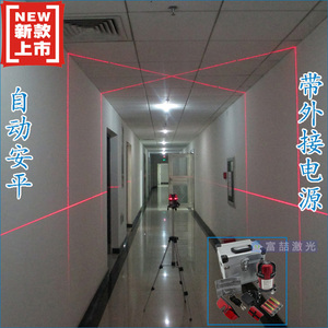 富喆品牌激光水平仪标线仪 八线一点镭射激光投线仪红外线标线器