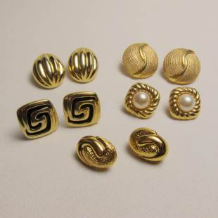 Napier 维琴察 中古耳饰 Jessie 中古 鎏金复古耳夹