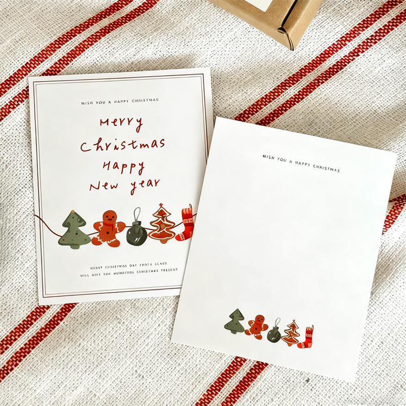 圣诞节贺卡定制*手写留言卡