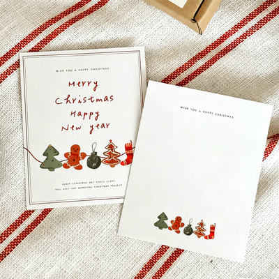 圣诞节贺卡定制*手写留言卡