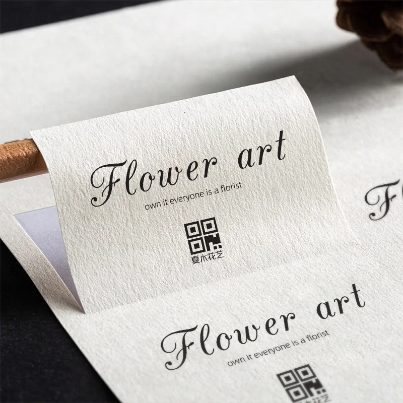 树纹纸不干胶贴纸定制花店粗糙哑面logo标签烘焙二维码商标封口贴,个性定制/设计服务/DIY,不干胶/标签,淘宝优惠券,粉丝福利购,淘宝优惠卷
