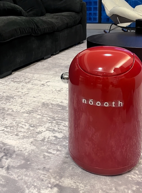 新款红色垃圾桶家用客厅轻奢高档备婚好物件高颜值ins风垃圾筒