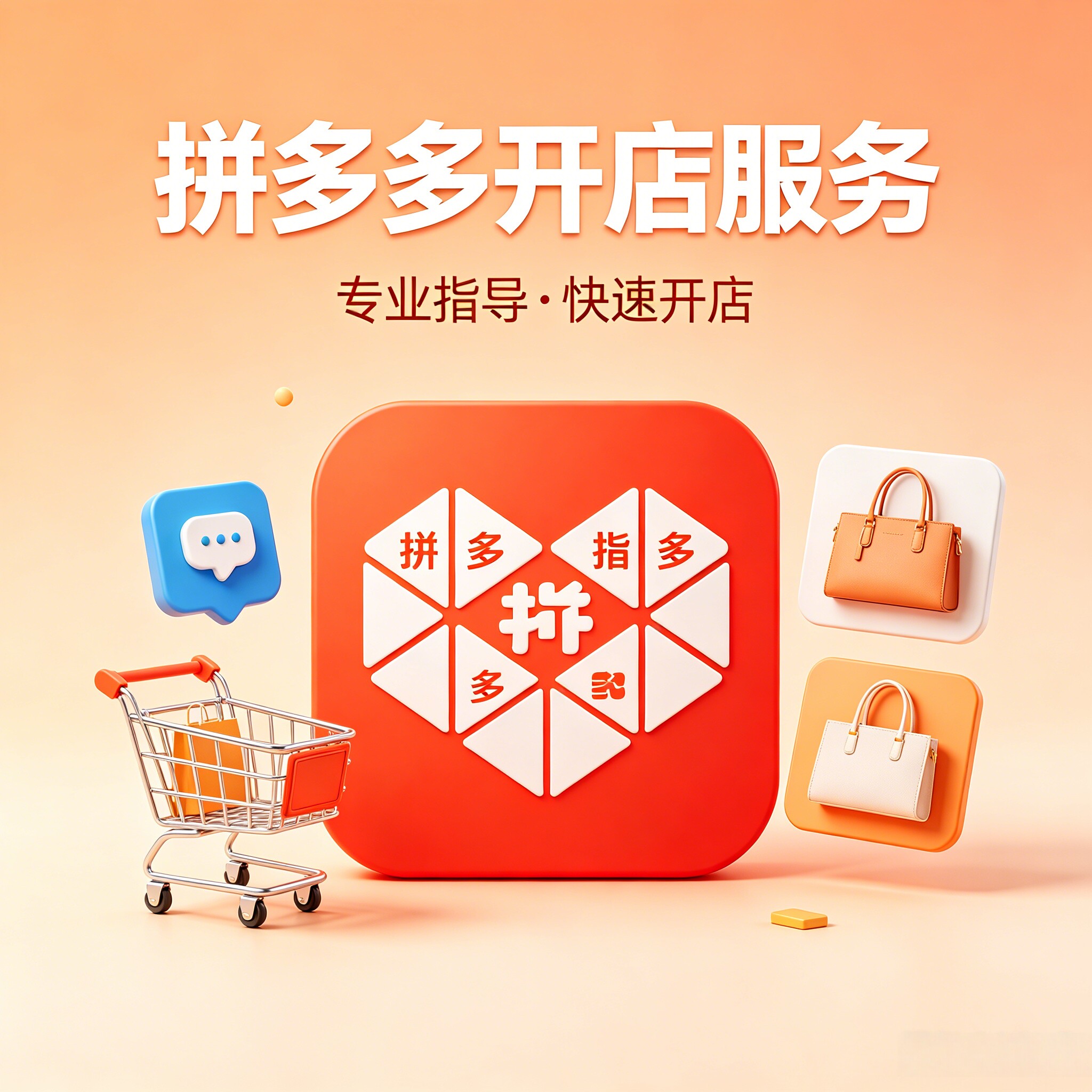 拼多多开店淘宝网店装修设计美工上架厂家货源一件代发男女装代销