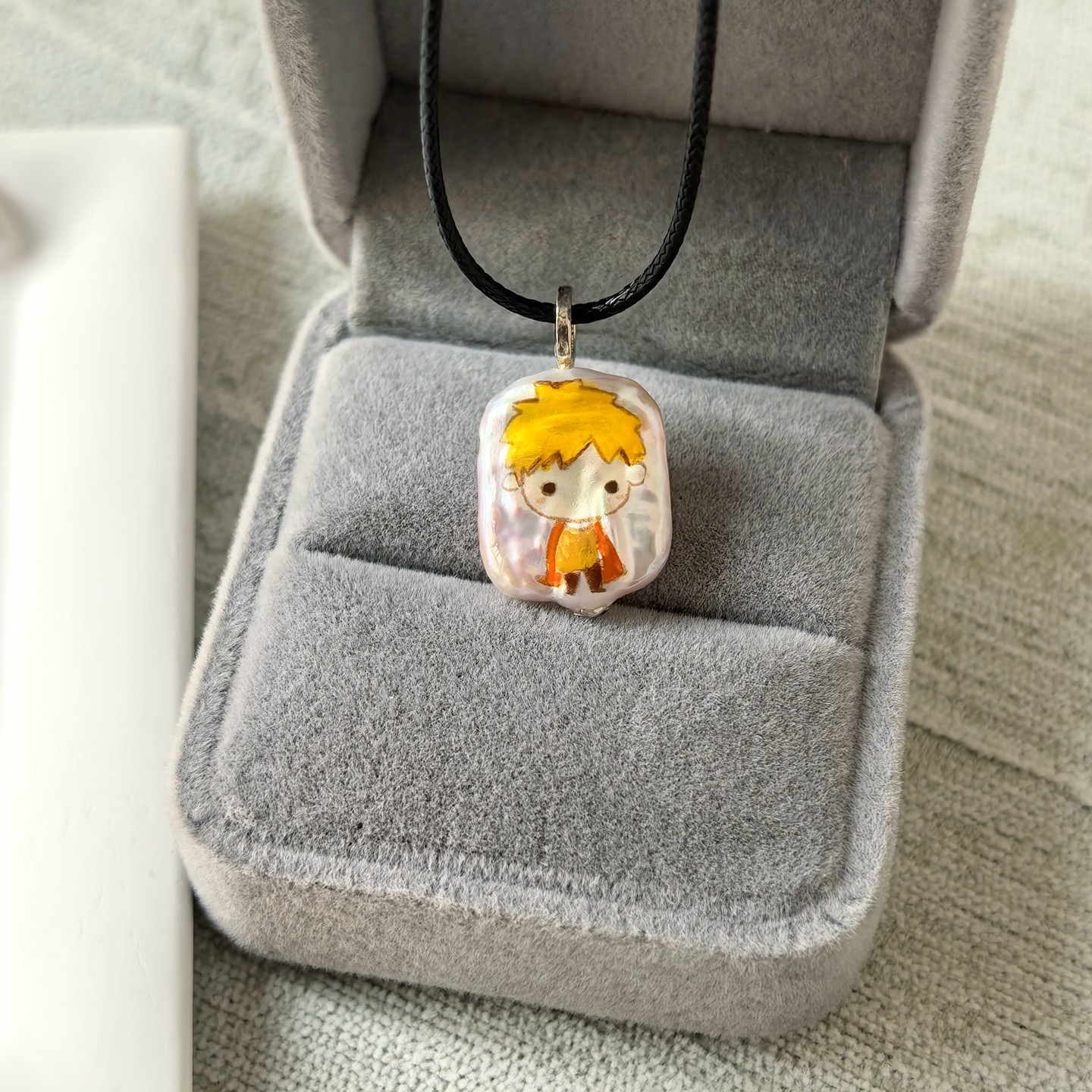 小王子狐狸天然淡水珍珠项链