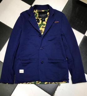 ROCAWEAR外贸孤品双支纱全棉休闲西装款迷彩内里时尚潮牌