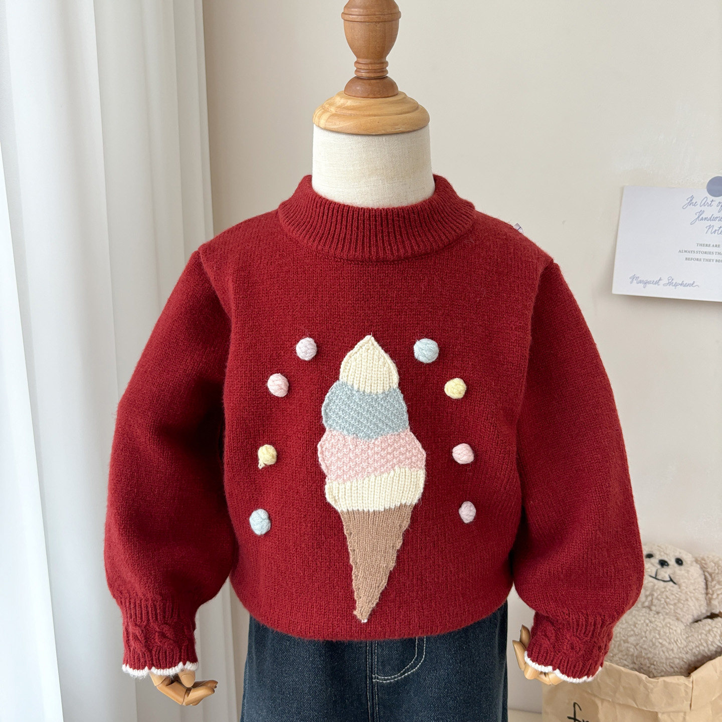 女童毛衣秋冬2025新款宝宝打底衫