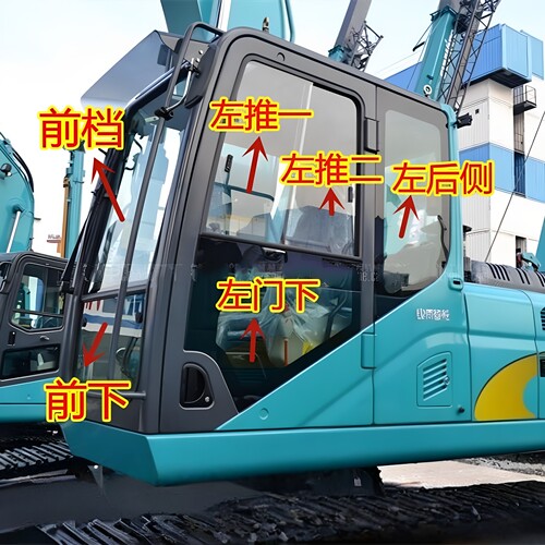 山河智能215e挖掘机玻璃