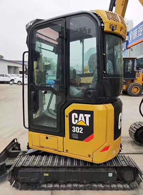 卡特302CR挖掘机玻璃钩机前档风上下推拉窗门上下后侧档风玻璃