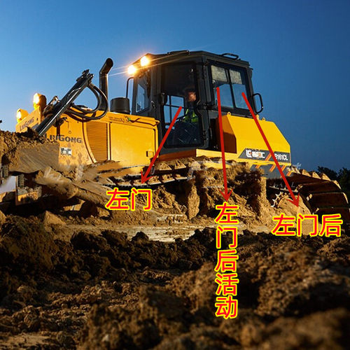 柳工B160C推土机玻璃前档风左右门后侧活动门后档钢化玻璃
