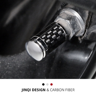 适用特斯拉model3/Y焕新版气门嘴帽碳纤维气门芯盖个性车胎改装饰