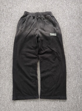 微瑕处理     YOUNGLA毛圈直筒卫裤纯棉渐变运动健身卫裤男