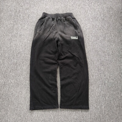 微瑕处理     YOUNGLA毛圈直筒卫裤纯棉渐变运动健身卫裤男