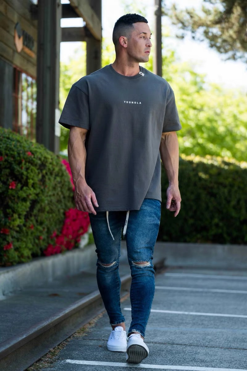 短袖运动宽松纯棉圆领T恤