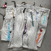 休闲宽松睡裤 外贸 球队磨毛满印家居长裤 男春秋