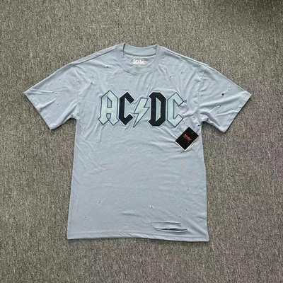 外贸    男士摇滚重金属乐队T恤夏季美式复古宽松短袖