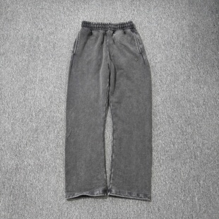 刺绣长裤 外贸 男运动休闲直筒美式 毛圈卫裤 秋冬YLA新款