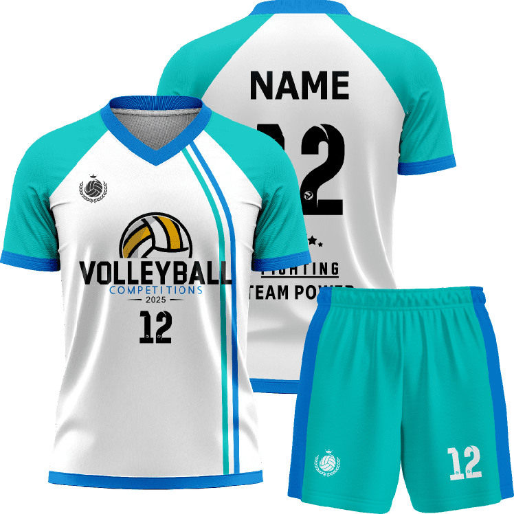 2026新款排球服套装女定制学生速干男短袖训练比赛队服透气排球衣