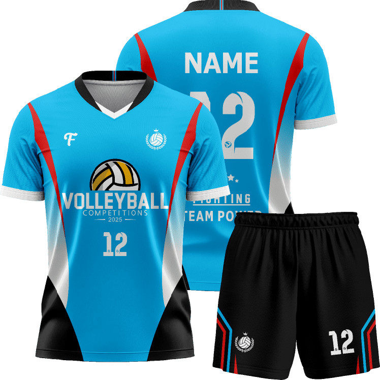 新款排球服套装队服女定制比赛专用服装速干气排球服男训练运动服