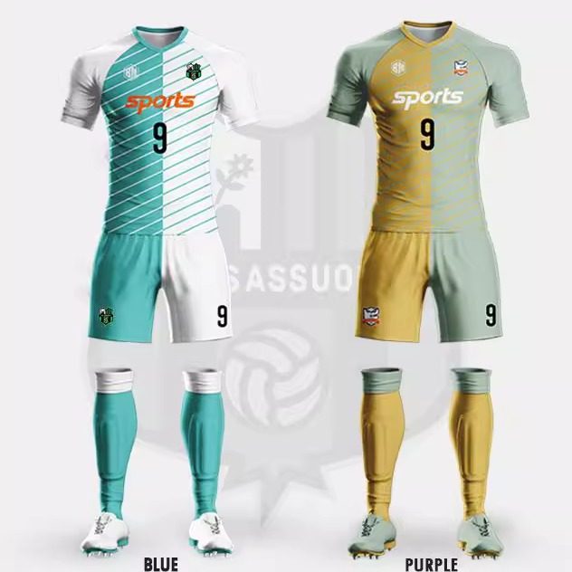 双面穿足球服套装男定制短袖运动训练服装夏季俩面穿足球衣比赛队