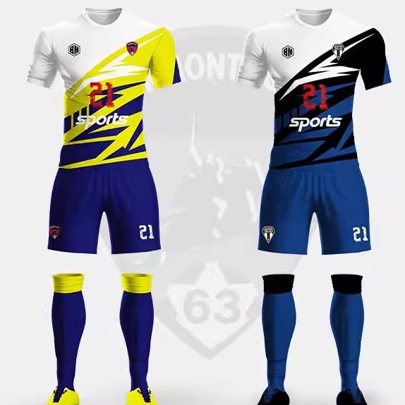 双面足球服套装男定制企业比赛训练营正反两面穿足球球衣队服订制