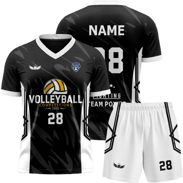 2026新款排球训练服套装男女定制气排球运动比赛队服专业球衣订制
