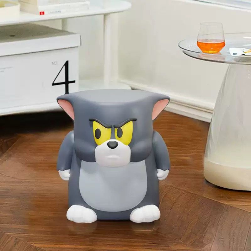 猫和老鼠入户门换鞋凳可爱卡通客厅落地摆件创意家居乔迁礼实用,家居饰品,落地摆件,淘宝优惠券,粉丝福利购,淘宝优惠卷