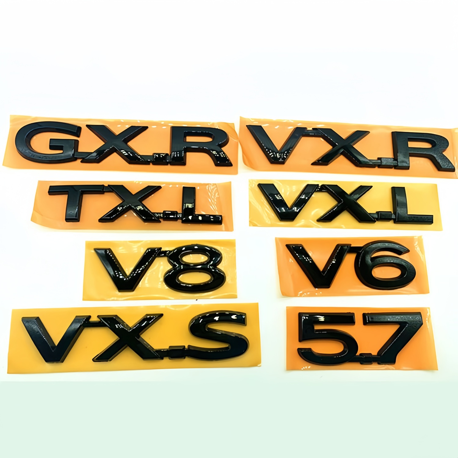 适用于丰田陆巡兰德酷路泽霸道普拉多车标V-XSTXLV6V8GXR黑色字母