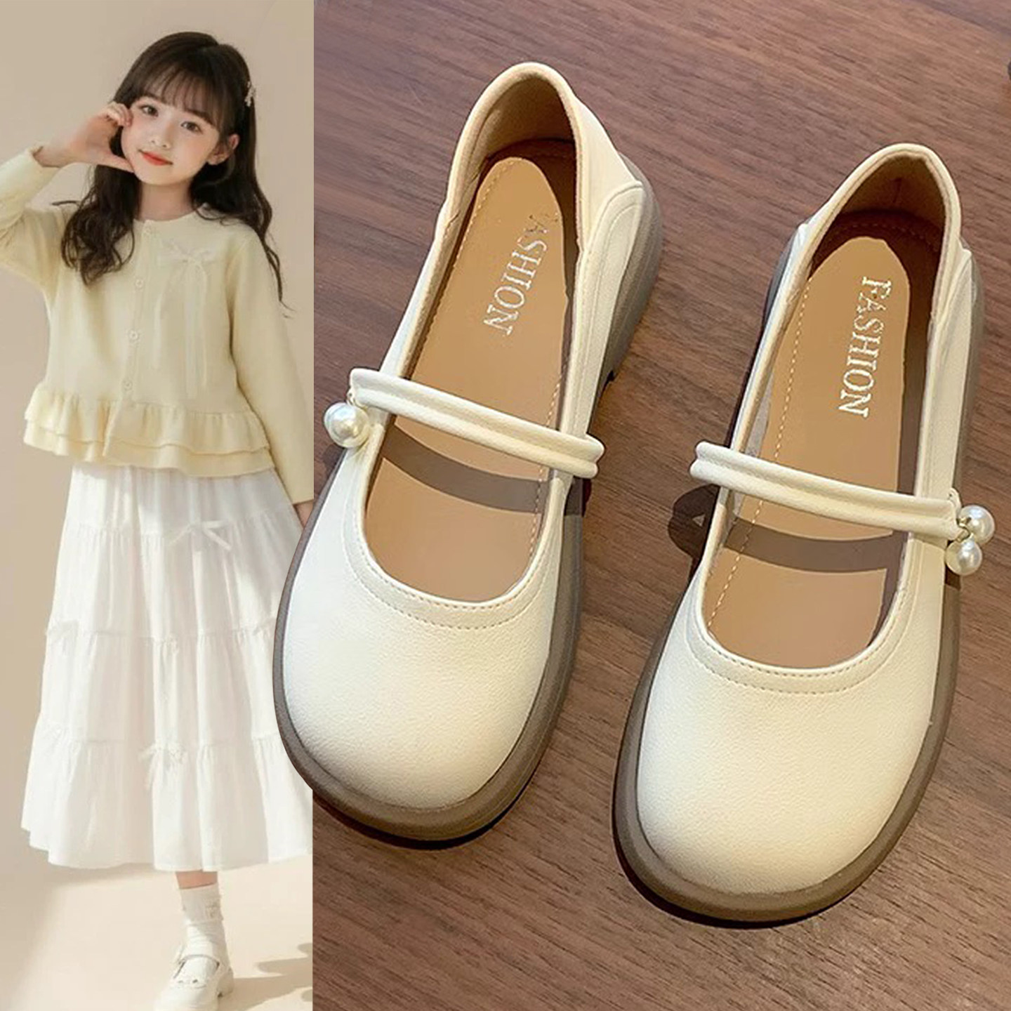 女童玛丽珍鞋2026春季新款儿童小皮鞋女宝宝公主单鞋小女孩演出鞋