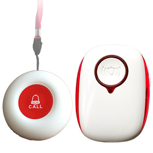 门铃无线遥控家用免插电充电呼叫器防水老人呼救器呼唤响铃器i.