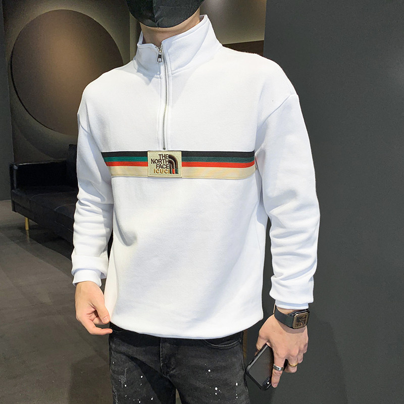 秋冬款翻领社会小伙套头卫衣韩版宽松网红印花男外套Y902,男装卫衣,星座419（原A233）