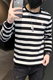 秋冬款社会小伙套头卫衣韩版宽松网红条纹男外套Y8810，男装卫衣，星座419（原A233）