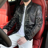 2025春夏新款男个性时尚防晒衣夜店潮男薄夹克外套A233-A95-P60，男装防晒衣，星座419（原A233）