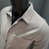 2026春夏新款衬衫~毛呢长袖衬衣~休闲衬衫H2237-P65，男装衬衫，星座419（原A233）