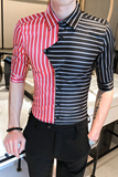 2021春夏男衬衫中袖个性衬衣青年商务衬衫潮流花衬衫时尚D821-P55，男装衬衫，星座419（原A233）