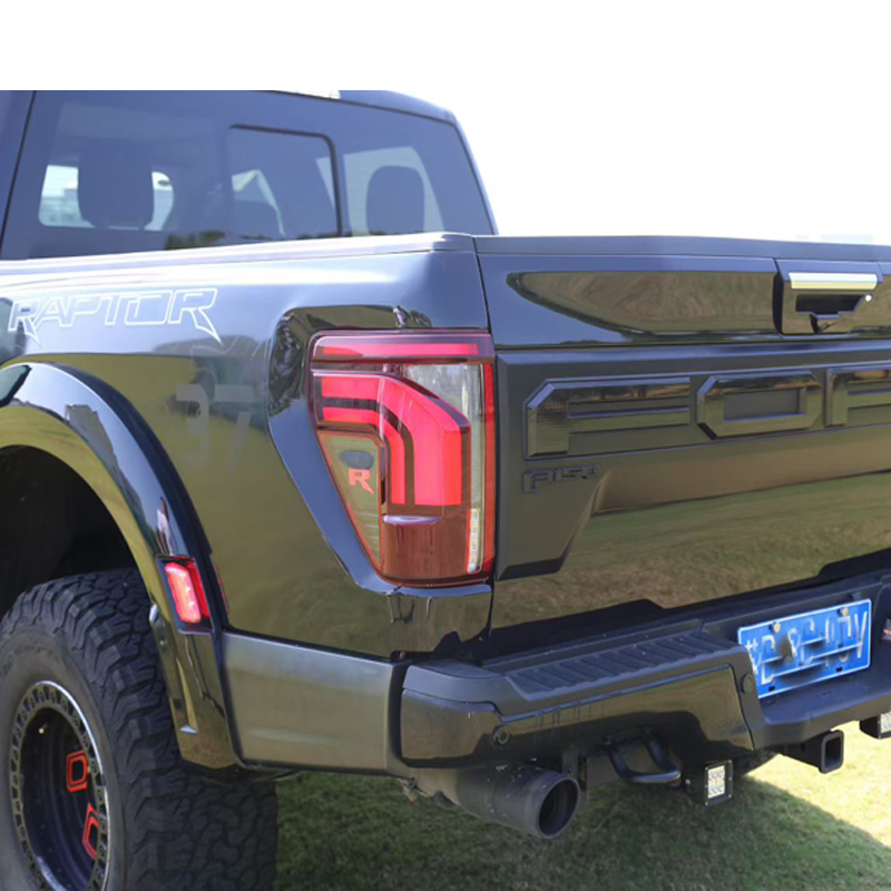 适用21-25年福特猛禽F150升级猛禽R款尾灯后刹车警示灯行车灯LED