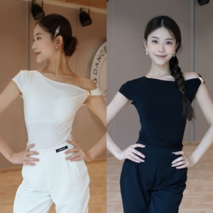 傲睨舞服基础款拉丁舞上衣百搭