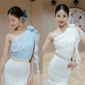 Fairy新款连体成人女摩登舞服