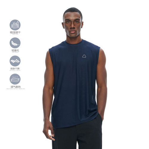 ZONEiD【激光冲孔】针织运动背心26春夏新款轻量化速干训练坎肩