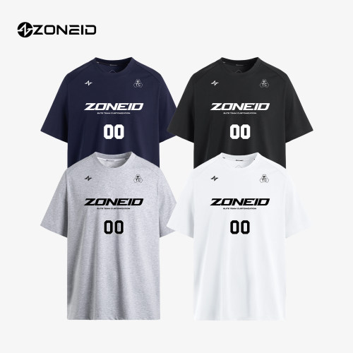 ZONEiD 定制针织运动短袖T恤220G双效索罗娜凉感抗皱抑菌百搭上衣
