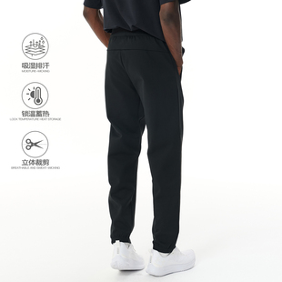 透气抽绳休闲裤 ZONEiD 260G立体分割修身 25秋冬新款 针织运动长裤