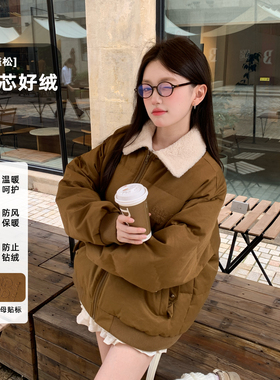 ANDEARDI冬季新款时尚白鸭绒款外套羽绒服女潮